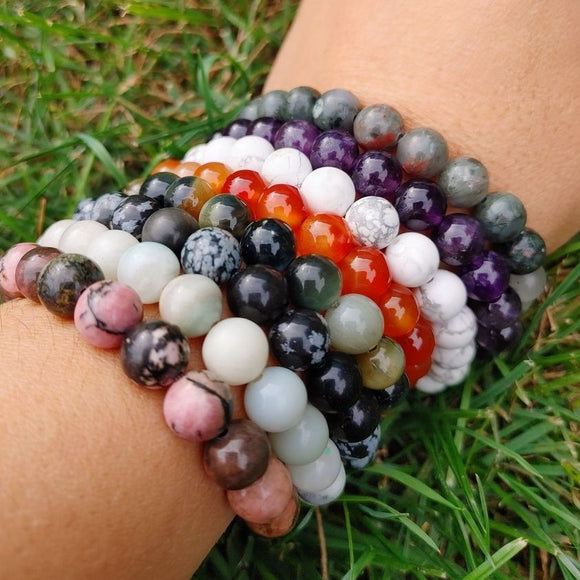 crystal healing energy bracelet