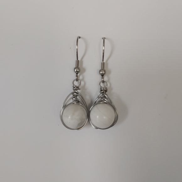 Howlite Earrings